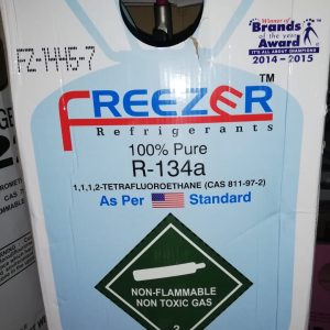 FREEZER R-134a Refrigerant – 30 lbs Cylinder Side Pic