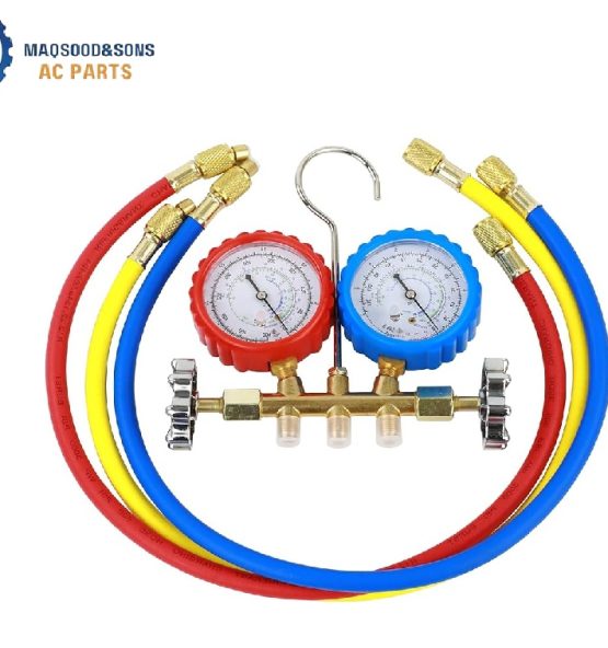 Double Gauge Manifold - Professional HVAC Diagnostic Tool